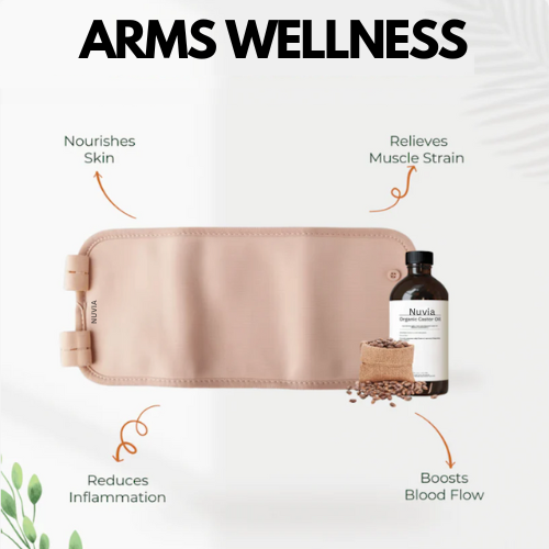 Nuvia™ Arms Wellness Kit (Wrap+Castor Oil)