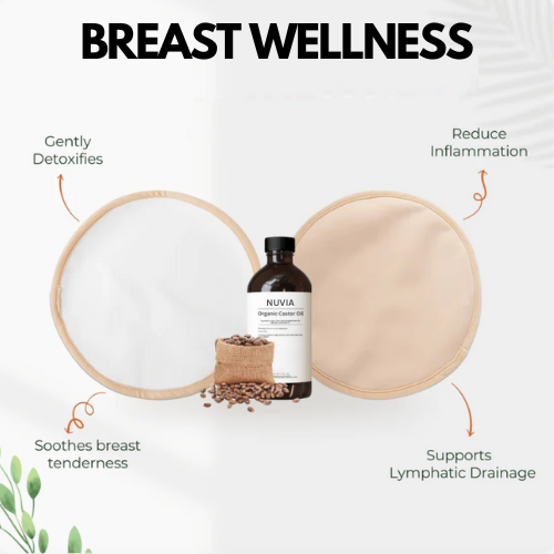 Nuvia™ Breast Wellness Kit (Wrap+Castor Oil)