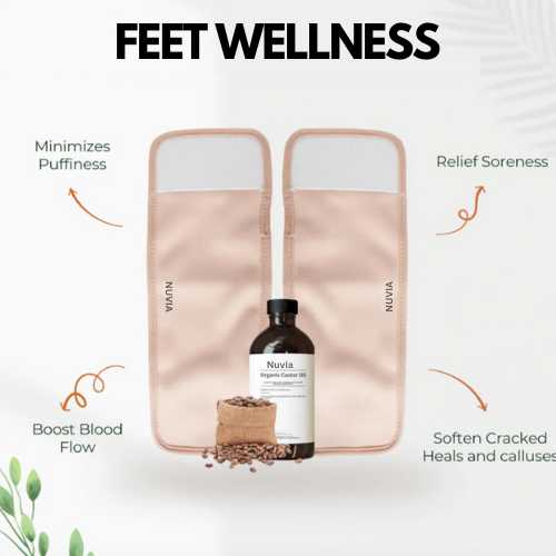 Nuvia™ Feet Wellness Kit (Wrap+Castor Oil)