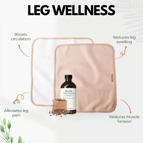 Nuvia™ Leg Wellness Kit (Wrap+Castor Oil)