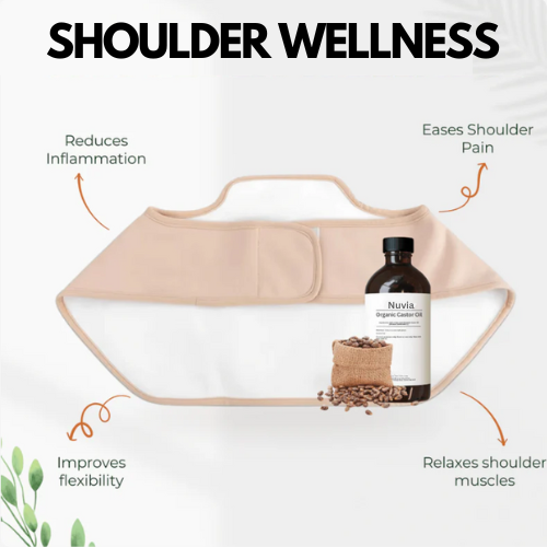 Nuvia™ Shoulder Wellness Kit (Wrap+Castor Oil)